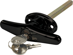JR Products - Locking T-handle Black - 10985