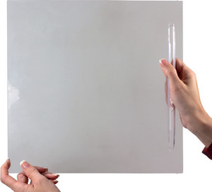 JR Products - 12in Scrn Door Slider Flat Clr - 11195