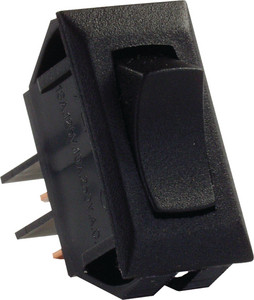 JR Products - 12v Mom-on/off Switch Black - 12705