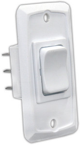 JR Products - H.d.12v Mom-on/off/mom-on Wht - 12835