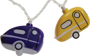 Camco - Party Lights Retro Travel Trlr - 42655