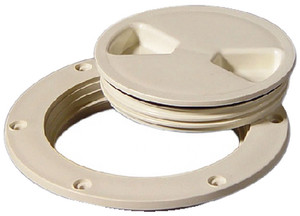 Tempress Products_Fish-On - Deck Plate 8 Wht Screw-out - 43390 Tempress Products_Fish-On - Deck Plate 8 Wht Screw-out - 43390