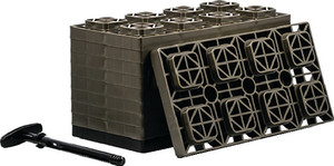 Camco - Fasten Levelers 4x2 Brn 10/pk - 44525