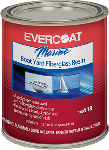 Evercoat - Boat Yard Resin Quart W/wax - 100518 Evercoat - Boat Yard Resin Quart W/wax - 100518