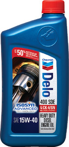 Chevron - Delo 400 Sde 15w40 Ck-4 Gal @3 - 222290388 Chevron - Delo 400 Sde 15w40 Ck-4 Gal @3 - 222290388
