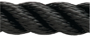 New England Ropes - Dockline 5/8 X 50 Nylon Black - 60542000050