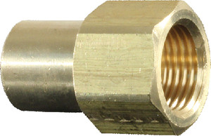 JR Products - 3/8  Fem Flare To 1/4 Mpt Conn - 07-30225