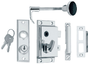 Perko - Rim Lock St W/bolt-box Strike - 0918DP0CHR