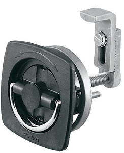 Perko - 2-1/2x2-1/2 Blk Flush Latch - 0932DP1BLK
