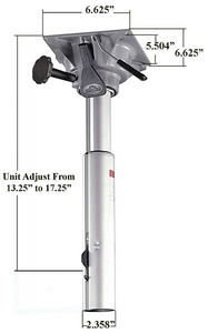 Springfield Marine - Power Rise Plug-in Pedestal - 1300601-AP Springfield Marine - Power Rise Plug-in Pedestal - 1300601-AP