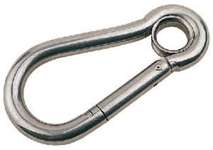 Sea-Dog Line - Snap Hook-ss W/eye 3/8in X 4in - 151605-1 Sea-Dog Line - Snap Hook-ss W/eye 3/8in X 4in - 151605-1