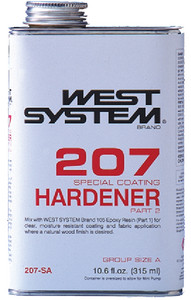 West System - .66 Pt. Spec. Clear Hardener - 207SA West System - .66 Pt. Spec. Clear Hardener - 207SA