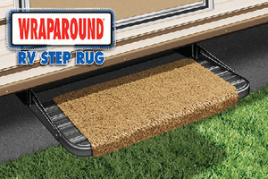 Prest-O-Fit - Wraparound Step Rug Black - 2-1042 Prest-O-Fit - Wraparound Step Rug Black - 2-1042