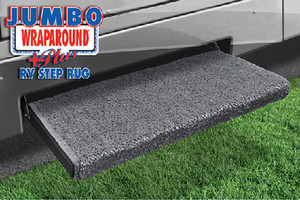 Prest-O-Fit - Jumbo Wrap Around Step Rug Gry - 2-1053 Prest-O-Fit - Jumbo Wrap Around Step Rug Gry - 2-1053