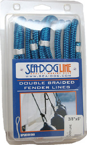 Sea-Dog Line - Fender Line 1/4 X6' Pr Black - 302106006BK-1 Sea-Dog Line - Fender Line 1/4 X6' Pr Black - 302106006BK-1