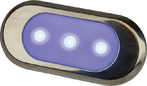 Sea-Dog Line - Ss Led Courtesy Light Blu Full - 401409-1
