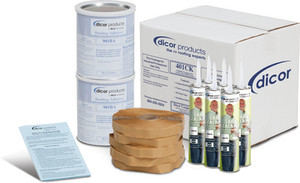Dicor - Rubber Roof Install Kit Dove - 401CK-D