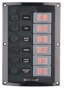 Sea-Dog Line - Splash Garde Switch Panel Vert - 424116-1