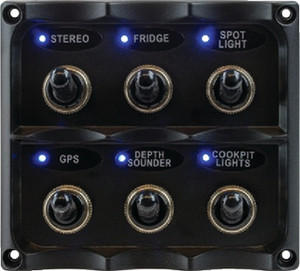 Sea-Dog Line - Toggle Switch(6) Panel - 424636-1