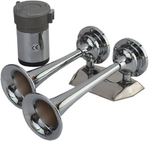 Sea-Dog Line - Max Air Horn Mini Trumpet Chr - 432620-1 Sea-Dog Line - Max Air Horn Mini Trumpet Chr - 432620-1
