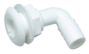 Seachoice - Thru-hull Conn-wht Plas-1 Nut - 50-18131