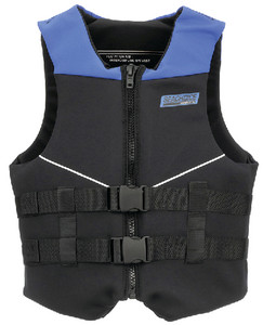 Seachoice - Neoprene Vest Blu/blk Youth - 631YTH-BLU/BLK-86583 Seachoice - Neoprene Vest Blu/blk Youth - 631YTH-BLU/BLK-86583