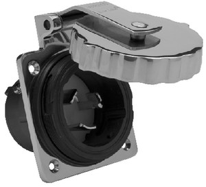Marinco - Power Inlet S/s 50a/125v - 6371EL Marinco - Power Inlet S/s 50a/125v - 6371EL