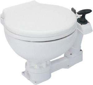 Seachoice - Manual Compact Toilet - 80-47229-01SC Seachoice - Manual Compact Toilet - 80-47229-01SC