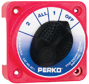 Perko - Compact Battery Switch No Lock - 8511DP