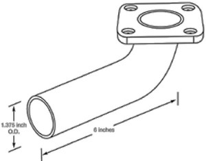 Onan (Cummins) - Exhaust Elbow - A026E097