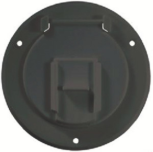 RV Designer - Basic Cable Hatch Round Blk - B123