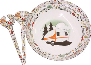 Camp Casual - Bowl And Server Set-3pc - CC-003 Camp Casual - Bowl And Server Set-3pc - CC-003