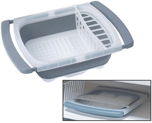 Progressive Intl. - Collapsible Dish Drainer - CDD-20GY Progressive Intl. - Collapsible Dish Drainer - CDD-20GY