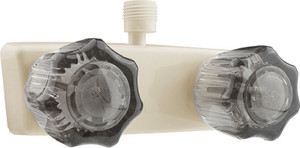 Dura Faucet - Rv Shower Faucet Bisque Parch - DF-SA100S-BQ