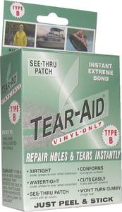 Tear Repair - Tear-aid Repair Kit Type B - D-KIT-B01-100 Tear Repair - Tear-aid Repair Kit Type B - D-KIT-B01-100