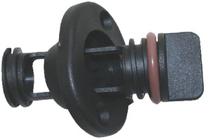 T-H Marine - Drain Plug-screw Type-1  Black - DP1DP