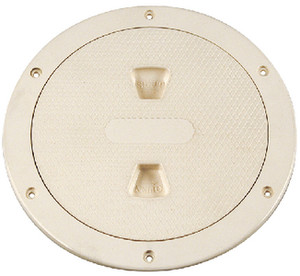 Beckson Marine - Deckplate 8in Neu Screw Nonski - DP84N Beckson Marine - Deckplate 8in Neu Screw Nonski - DP84N