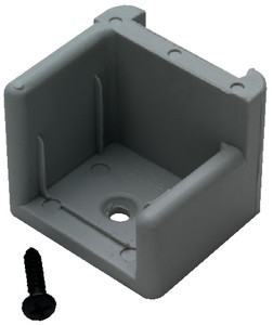 T-H Marine - Door Stop Gray W/ribs Left - DS1LDP