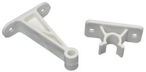 RV Designer - Entry Door Hold-plas Clipwht - E241
