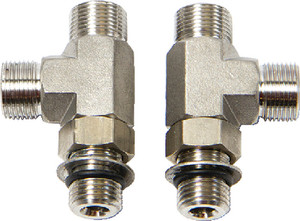Seastar - Orb Fitting-vertical Tee 2pk - HF6006 Seastar - Orb Fitting-vertical Tee 2pk - HF6006