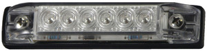 T-H Marine - Led Slimline Strip 8 In White - LED51810DP