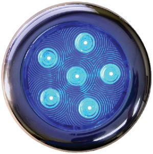 T-H Marine - Led Puck Light Ss 4in Blue - LED51832DP T-H Marine - Led Puck Light Ss 4in Blue - LED51832DP