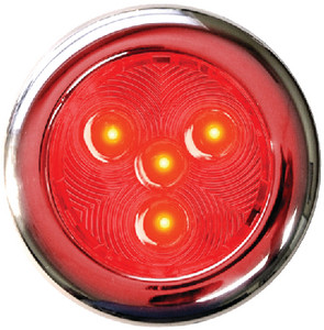 T-H Marine - Led Puck Light Ss 3in Red - LED51897DP T-H Marine - Led Puck Light Ss 3in Red - LED51897DP