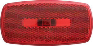 Optronics - Mark Light Oval Rv Red - MC32RBP