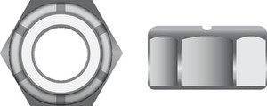 Seachoice - 6-32 Nylon Insrt Locknut 10/bg - MP1330SC