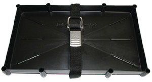 T-H Marine - Battery Tray - W-stainless Ste - NBH27SSCDP T-H Marine - Battery Tray - W-stainless Ste - NBH27SSCDP