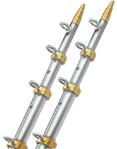 Taco Metals - 15'silver/gold Tele.outrigger - OT-0441VEL15 Taco Metals - 15'silver/gold Tele.outrigger - OT-0441VEL15