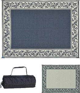 Ming's Mark - 8x20 Patiomat Black/beige - RC1-BLK Ming's Mark - 8x20 Patiomat Black/beige - RC1-BLK