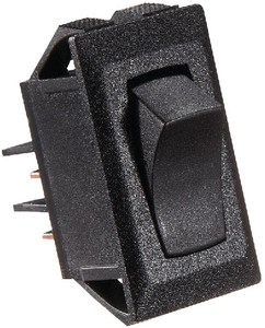 RV Designer - Switch-rocker 10a On-off Black - S261