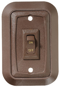 RV Designer - Switch Plate-wall Single - S651